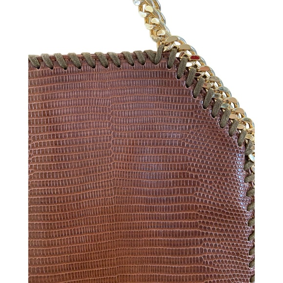 STELLA MCCARTNEY Scale-Embossed Mini Falabella Vegan Bag - Picture 3 of 16